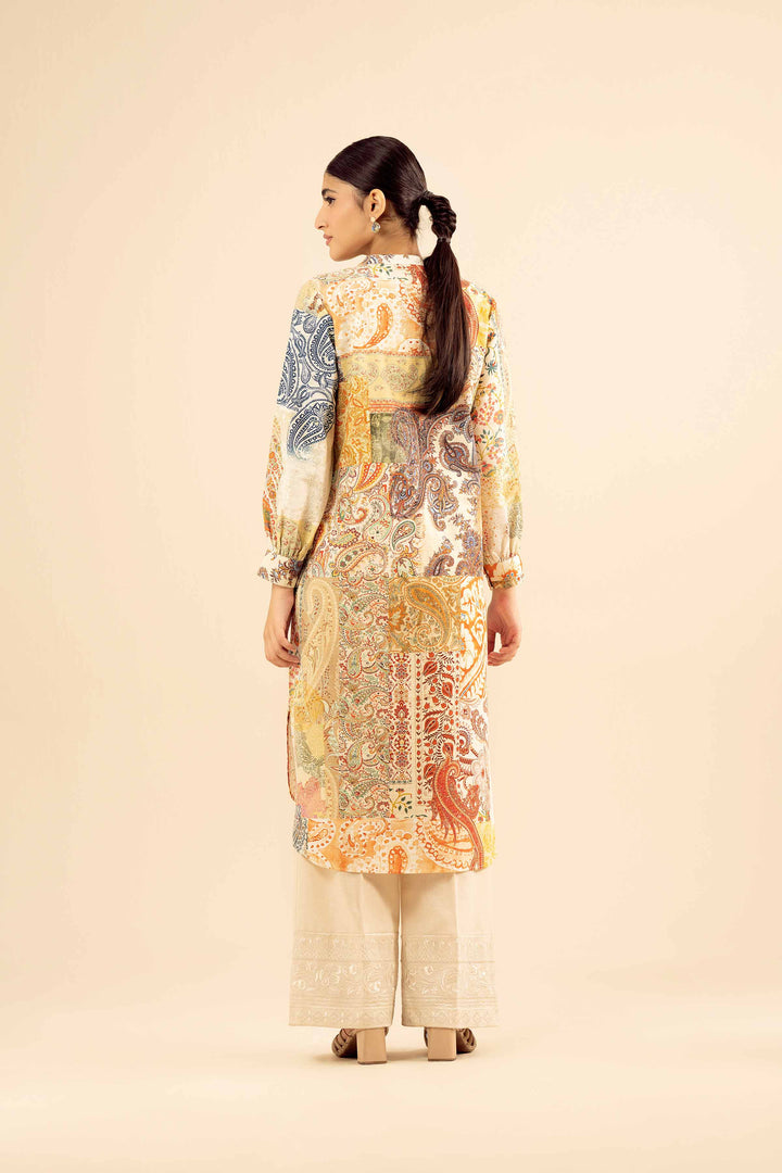 Printed Shirt - PW25-584 for Women - Pret Collection | Nishat | Shop Online