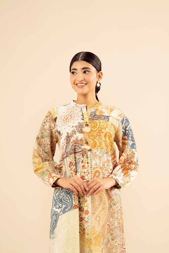 Printed Shirt - PW25-584 for Women - Pret Collection | Nishat | Shop Online