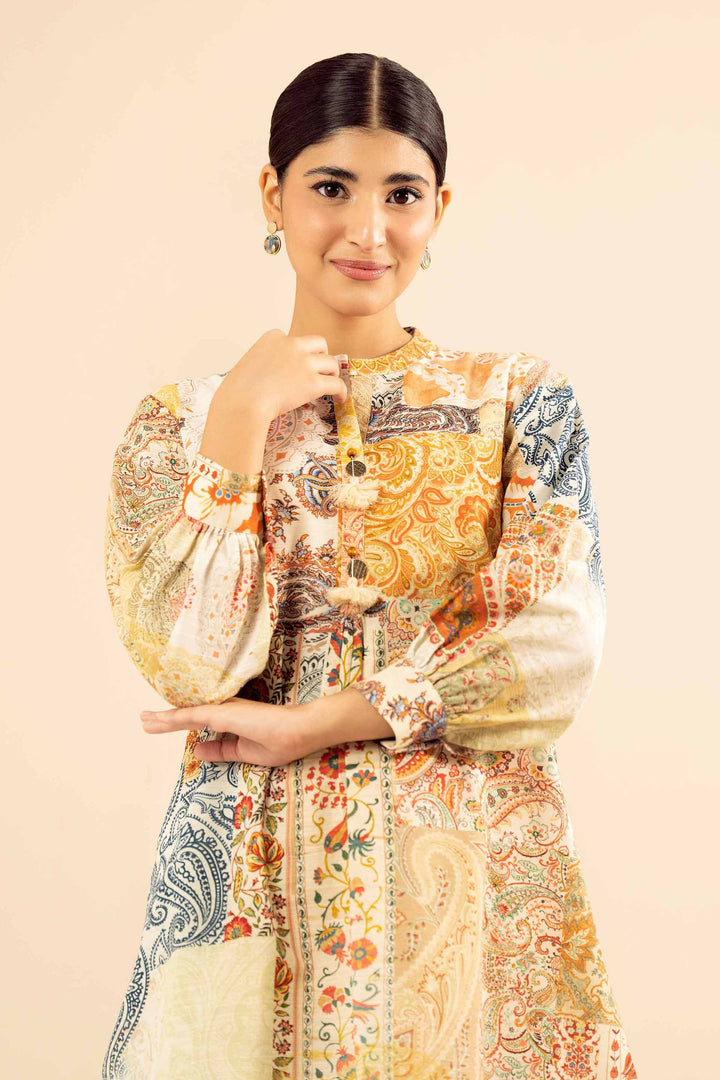 Printed Shirt - PW25-584 for Women - Pret Collection | Nishat | Shop Online