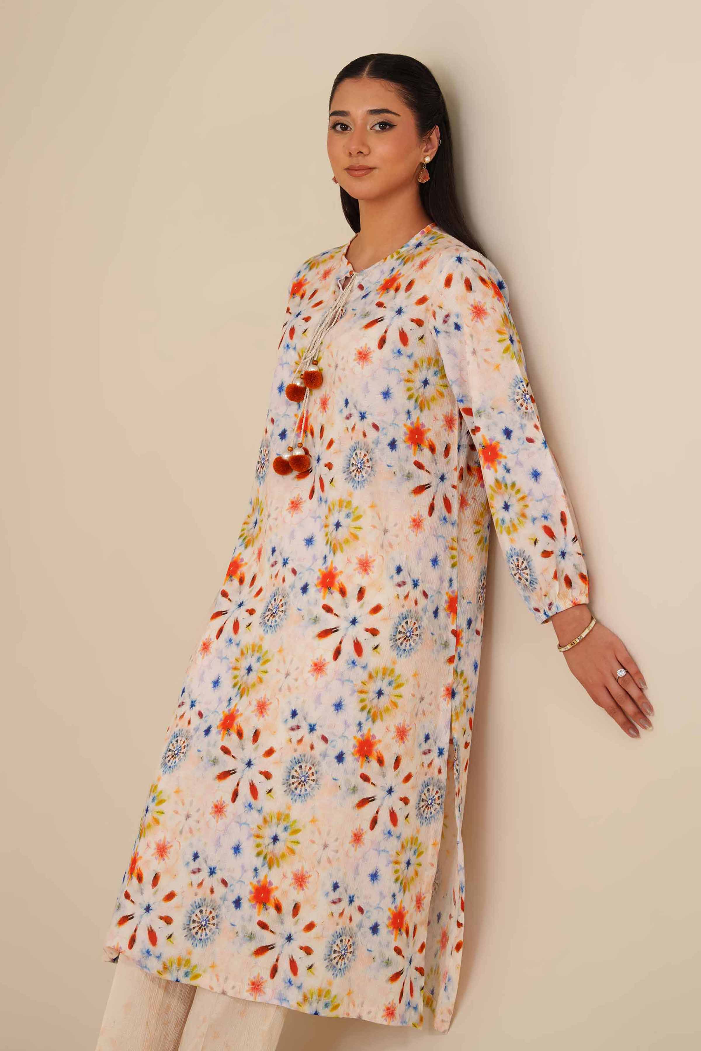 2 Piece - Printed Suit - PW25-59 for Women - Pret Collection | Nishat | Shop Online