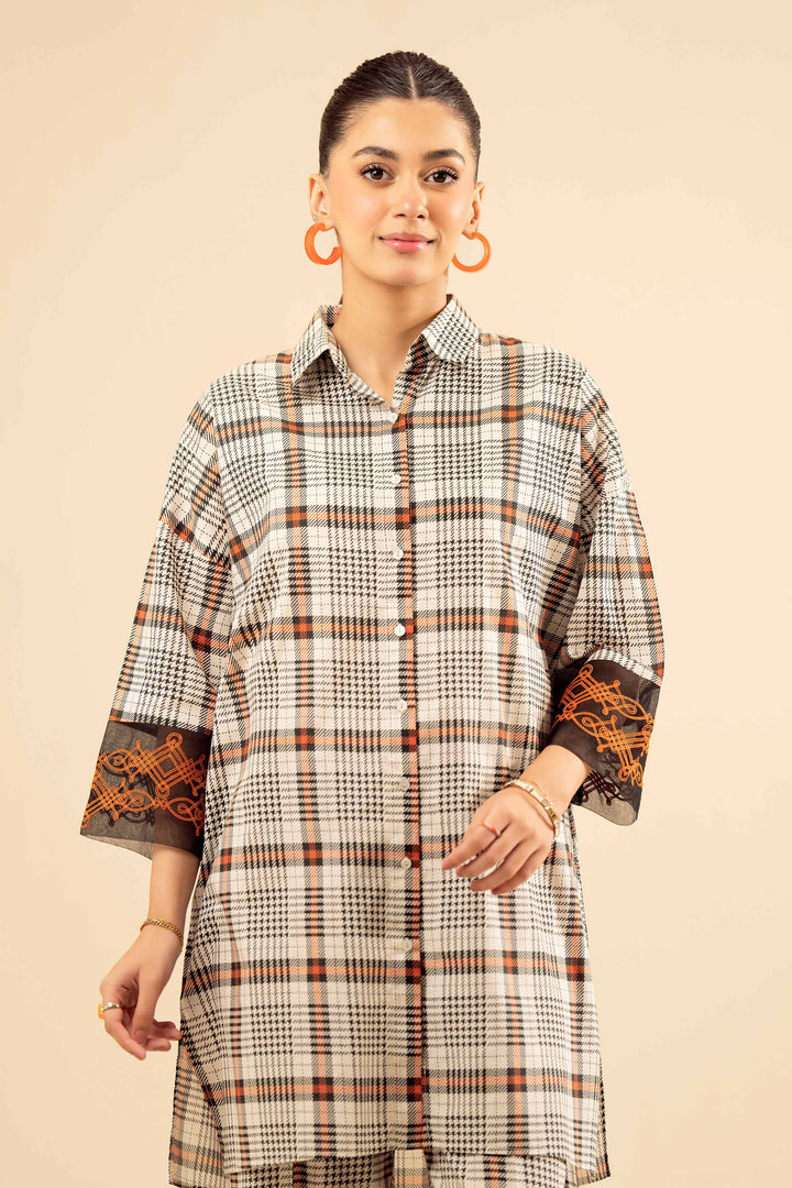 2 Piece - Printed Embroidered Suit - PW25-66 for Women - Pret Collection | Nishat | Shop Online