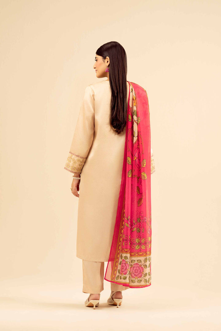 3 Piece - Printed Embroidered Suit - PW25-68 for Women - Pret Collection | Nishat | Shop Online