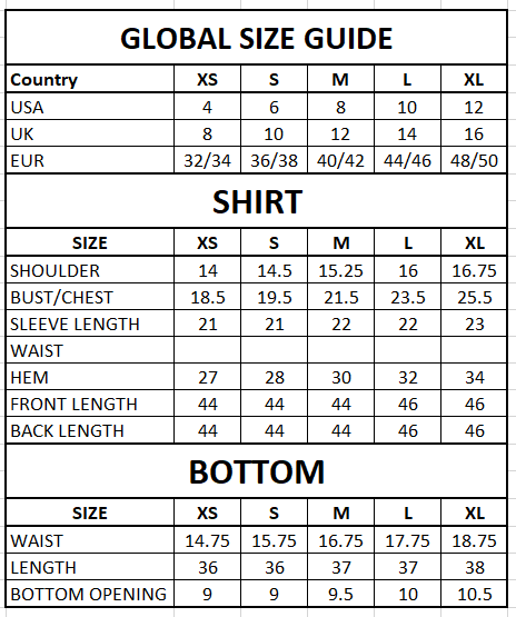 Size Guide