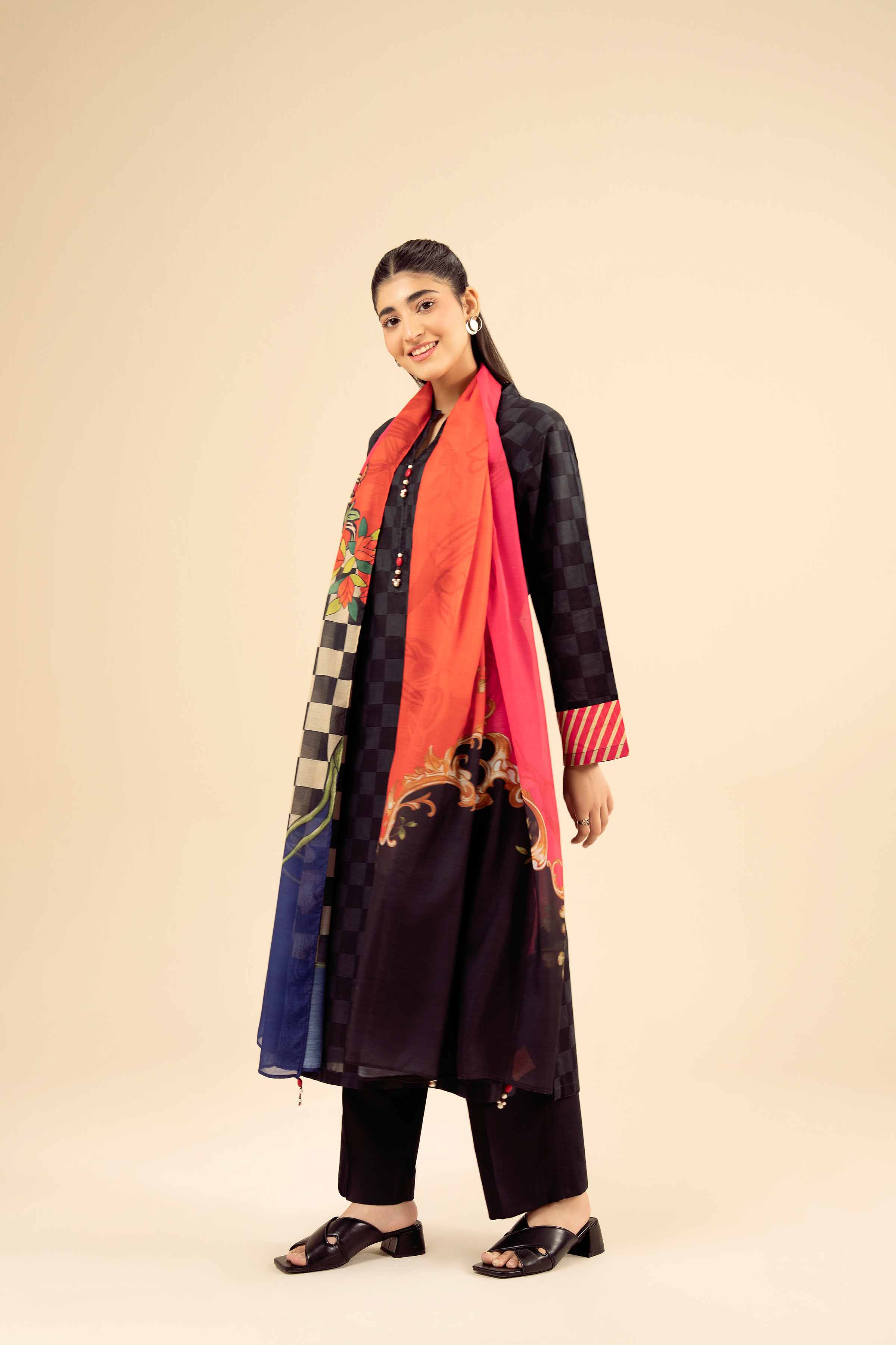 2 Piece - Printed Suit - PW25-73 for Women - Pret Collection | Nishat | Shop Online