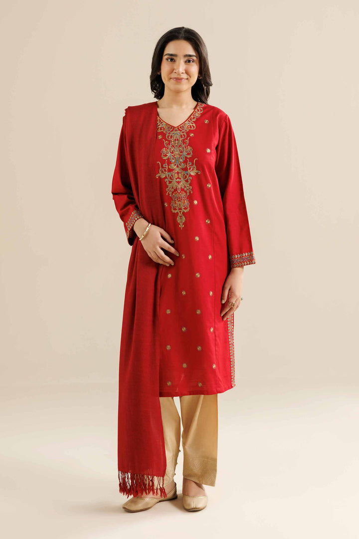 2 Piece - Embroidered Suit - PW25-80 for Women - Pret Collection | Nishat | Shop Online