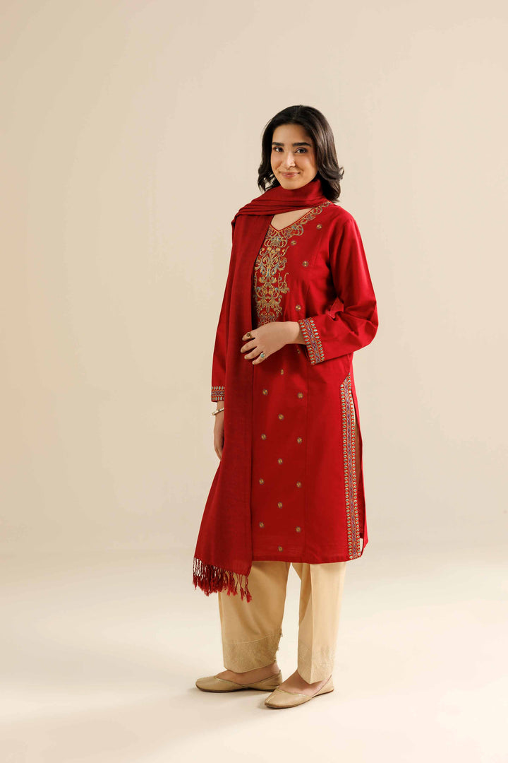 2 Piece - Embroidered Suit - PW25-80 for Women - Pret Collection | Nishat | Shop Online