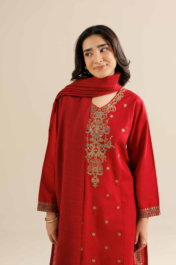 2 Piece - Embroidered Suit - PW25-80 for Women - Pret Collection | Nishat | Shop Online
