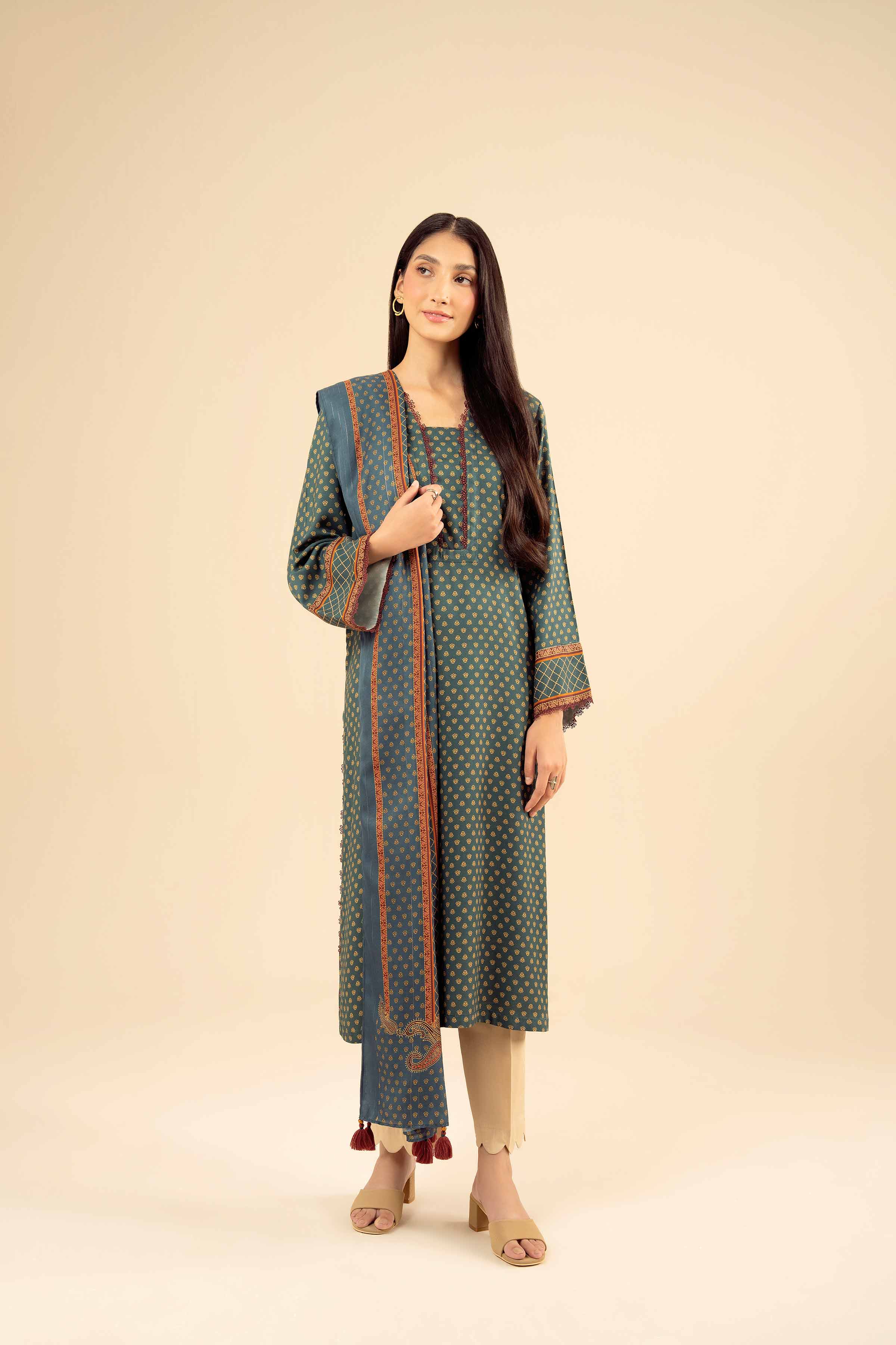 2 Piece - Printed Suit - PW25-81 for Women - Pret Collection | Nishat | Shop Online