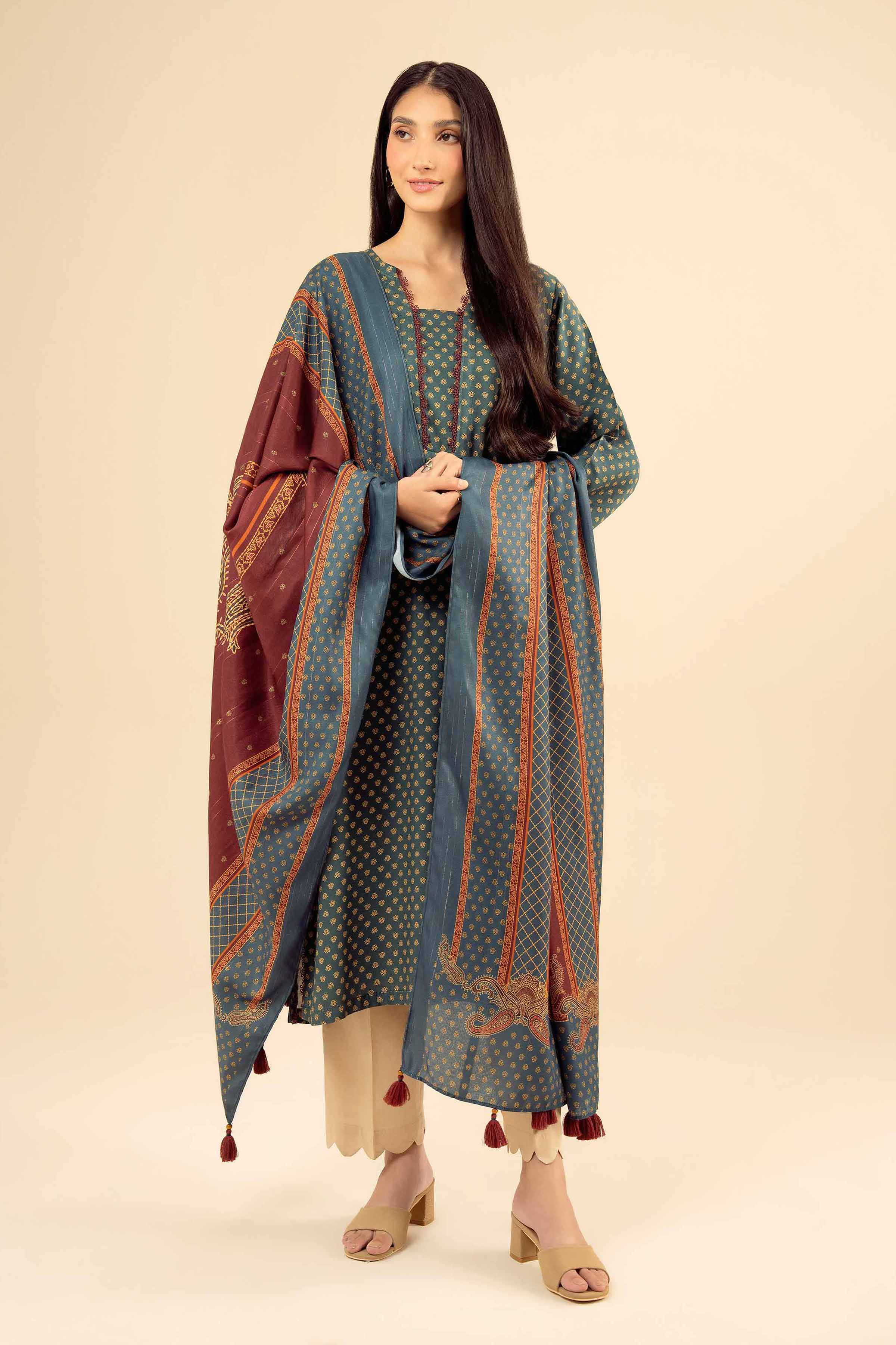 2 Piece - Printed Suit - PW25-81 for Women - Pret Collection | Nishat | Shop Online
