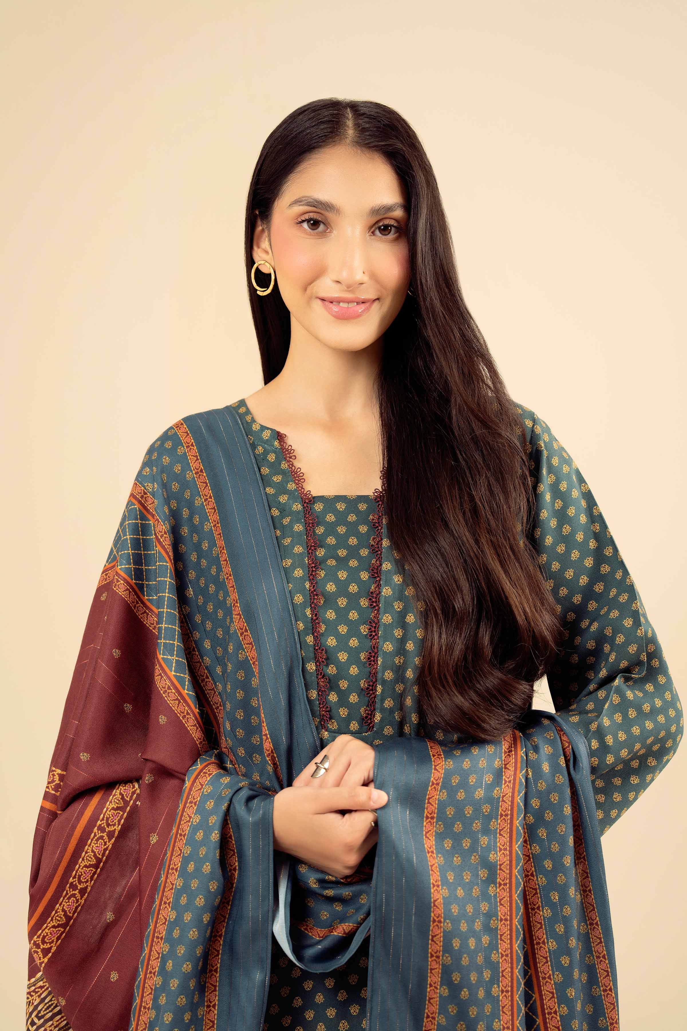 2 Piece - Printed Suit - PW25-81 for Women - Pret Collection | Nishat | Shop Online