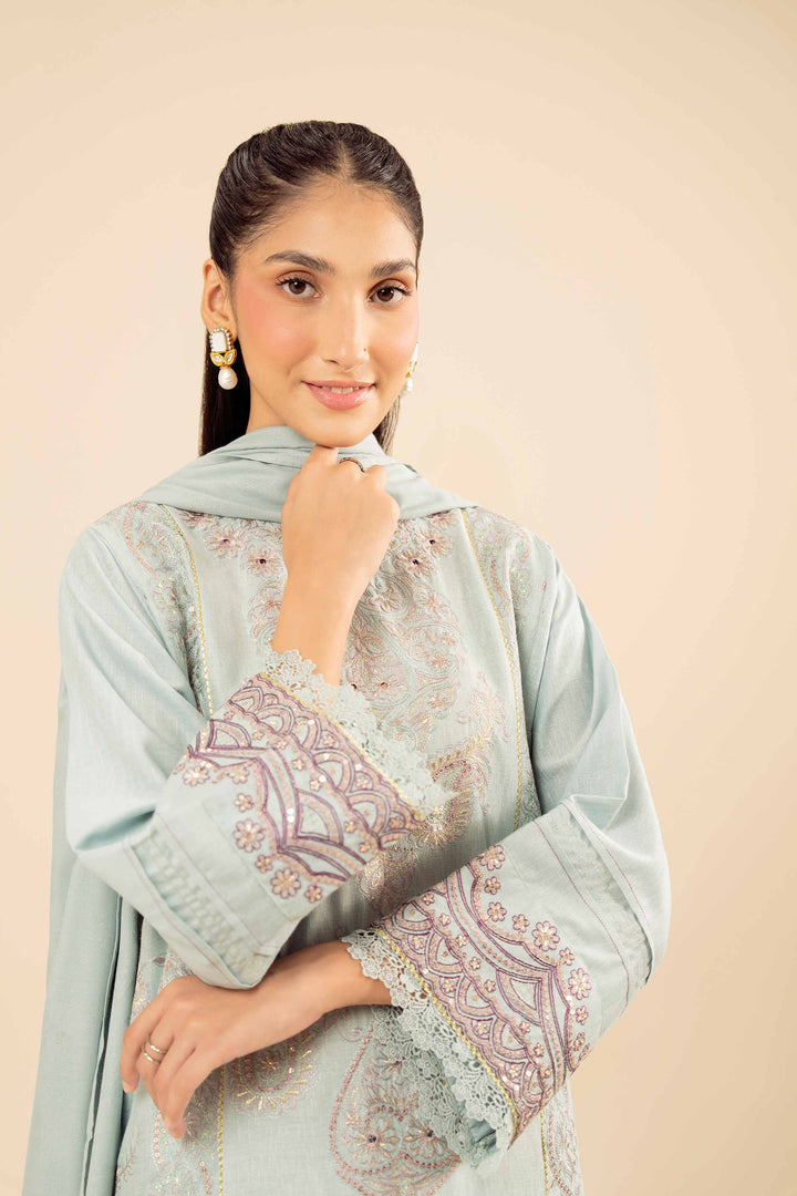 3 Piece - Embroidered Suit - PW25-88 for Women - Pret Collection | Nishat | Shop Online