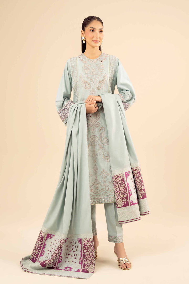 3 Piece - Embroidered Suit - PW25-88 for Women - Pret Collection | Nishat | Shop Online