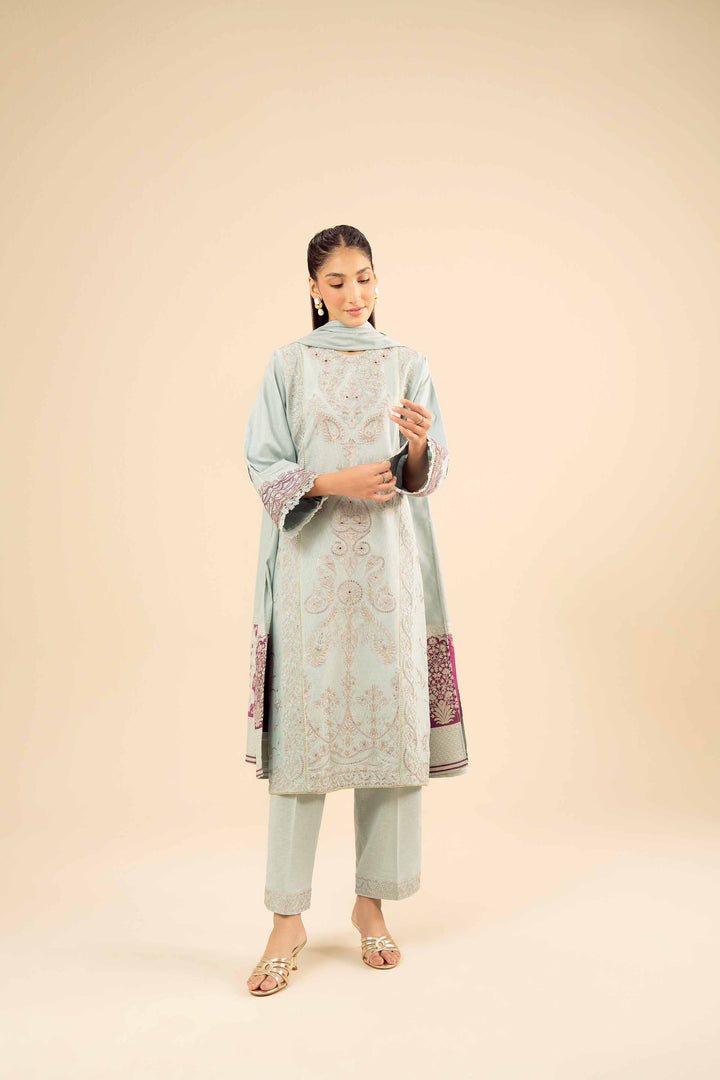3 Piece - Embroidered Suit - PW25-88 for Women - Pret Collection | Nishat | Shop Online