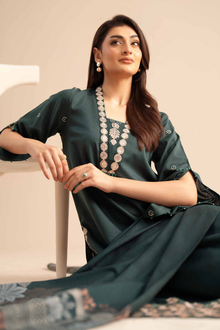 3 Piece - Embroidered Suit - PW25-89 for Women - Pret Collection | Nishat | Shop Online