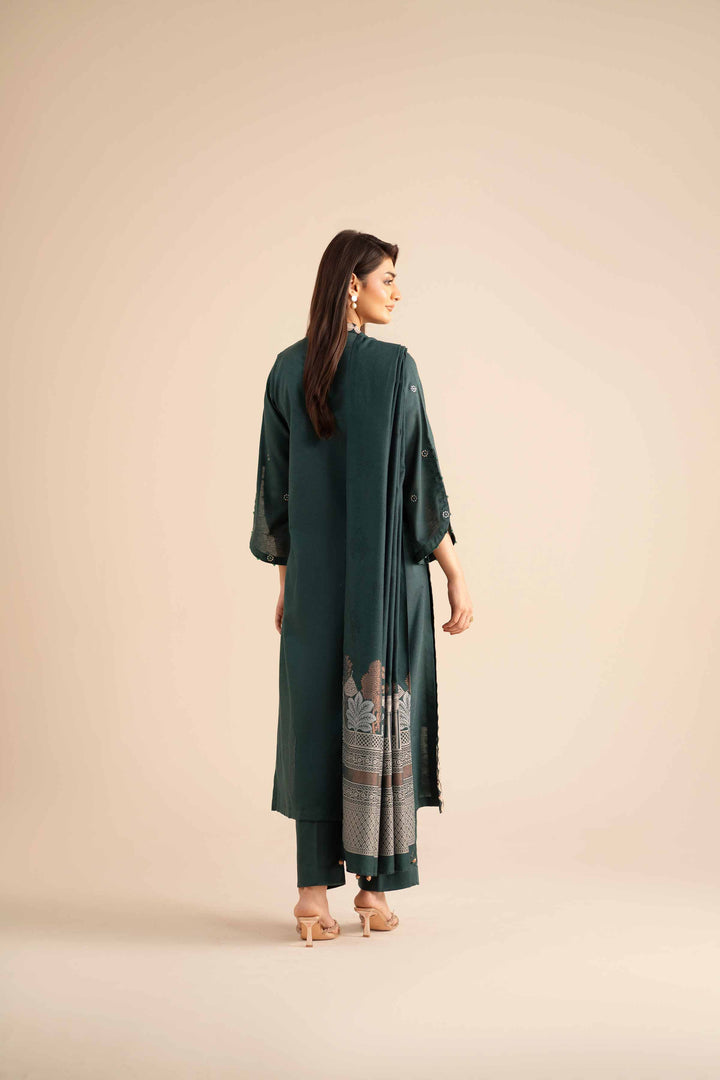 3 Piece - Embroidered Suit - PW25-89 for Women - Pret Collection | Nishat | Shop Online