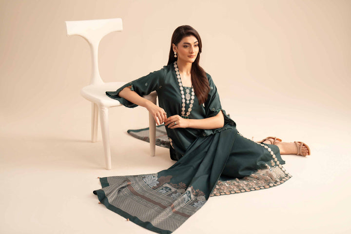 3 Piece - Embroidered Suit - PW25-89 for Women - Pret Collection | Nishat | Shop Online