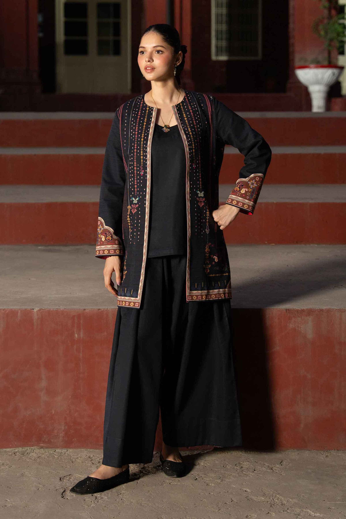 Printed Jacket - ST1J-PRET26WV2-2 for Women - Pret Collection | Nishat | Shop Online