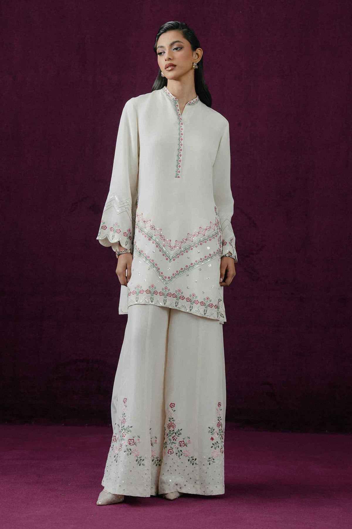 2 PIECE - EMBROIDERED SUIT - ST1PE-BOUT26WV1-18 for Women - Boutique Collection | Nishat | Shop Online 