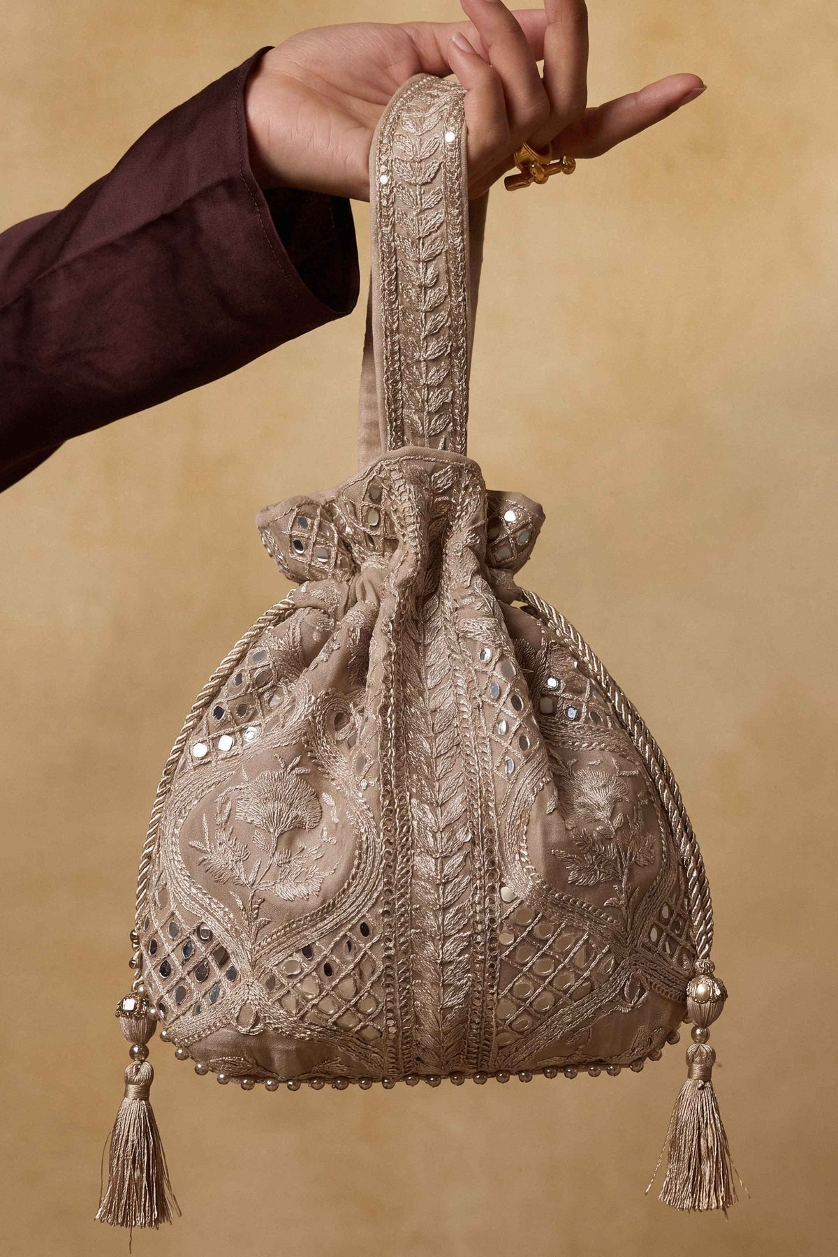 Embroidered Pouch - ST1PE-BOUT26WV1-7  for Women - Boutique Collection | Nishat | Shop Online