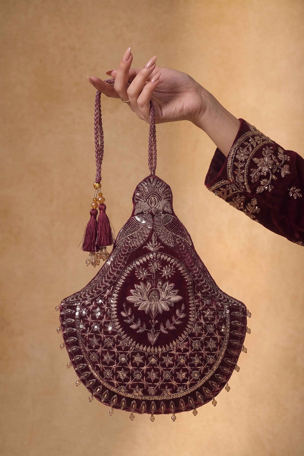 Embroidered Pouch - ST1PE-LUXE26WV1-2  for Women - Pret Collection | Nishat | Shop Online