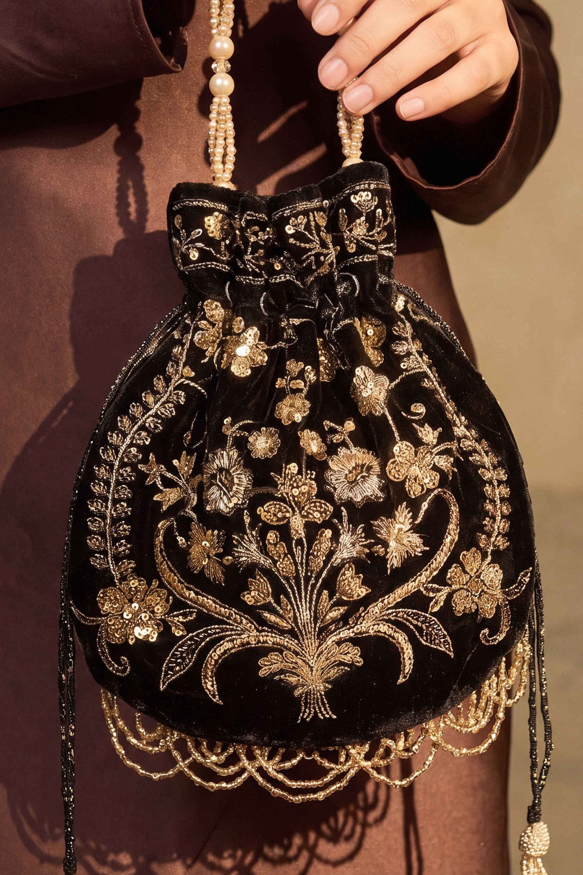 Embroidered Pouch - ST1PE-LUXE26WV1-6  for Women - Pret Collection | Nishat | Shop Online