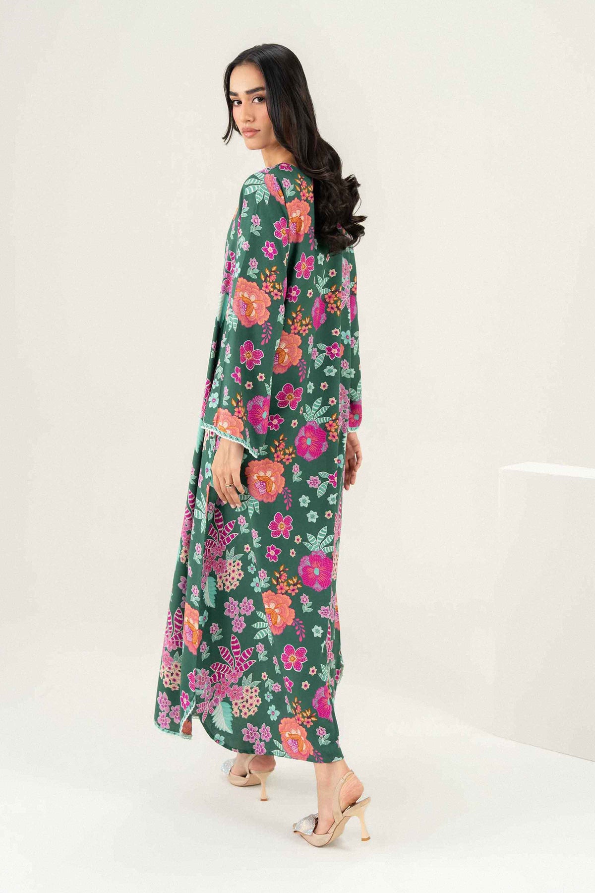 Printed Jalabiya - ST1S-JALA26WV2-1 for Women -  Pret Collection | Nishat | Shop Online