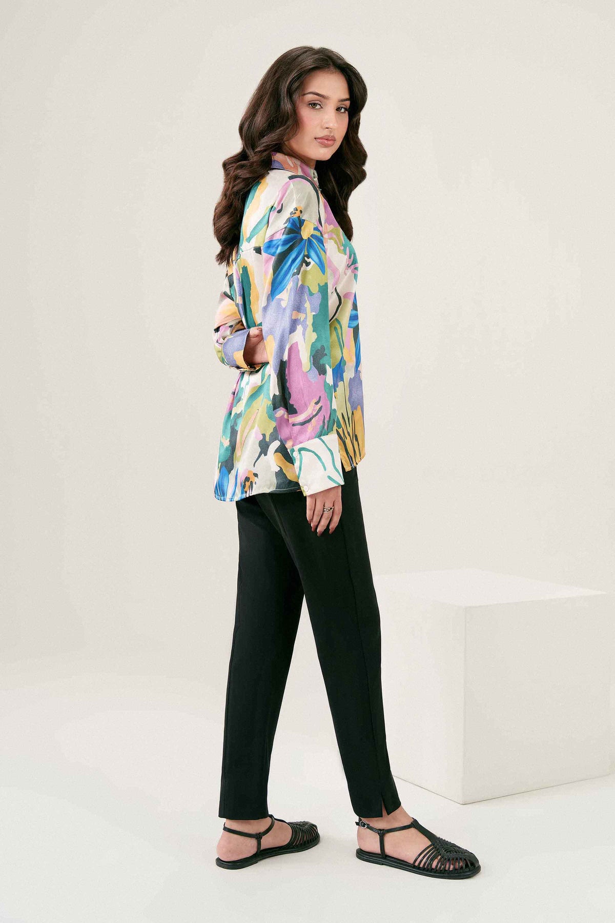 Printed Shirt - ST1SE-AURA26WV2-1 for Women - Pret Collection | Nishat | Shop Online