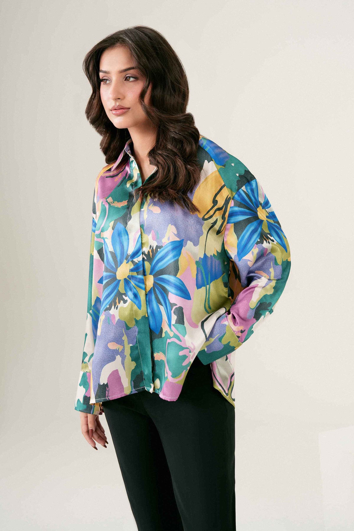 Printed Shirt - ST1SE-AURA26WV2-1 for Women - Pret Collection | Nishat | Shop Online