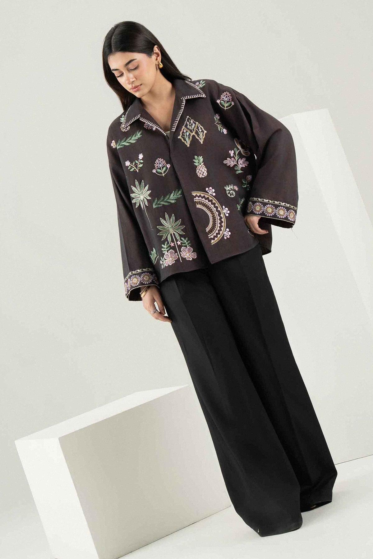Embroidered Shirt - ST1SE-AURA26WV3-2  for Women - Pret Collection | Nishat | Shop Online