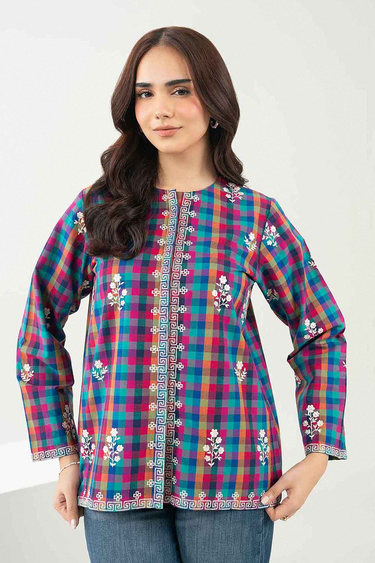 Printed Embroidered Jacket - ST1SE-AURA26WV3-8 for Women - Pret Collection | Nishat | Shop Online
