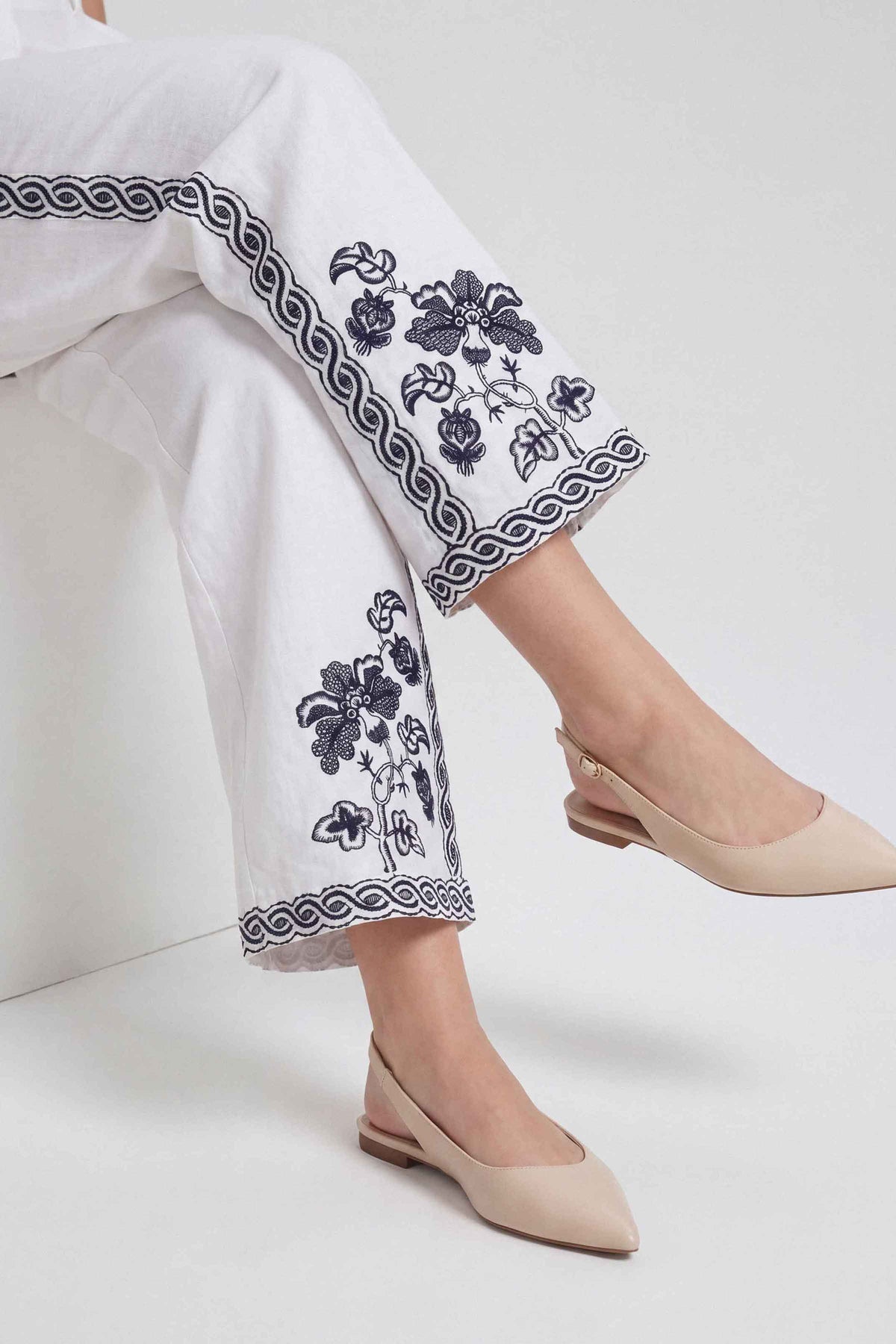 Embroidered Trousers - ST1TE-PRET26WV1-4 for Women - Pret Collection | Nishat | Shop Online