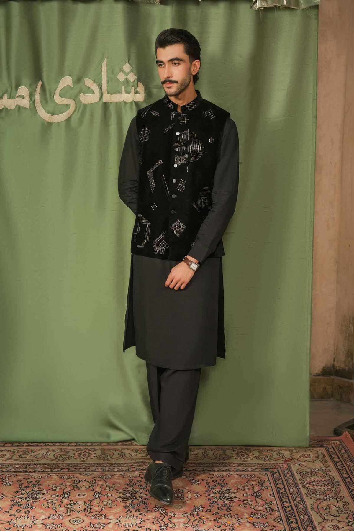 Embroidered Waistcoat - ST1WE-NAQ26WV1-2  for Women - Pret Collection | Nishat | Shop Online