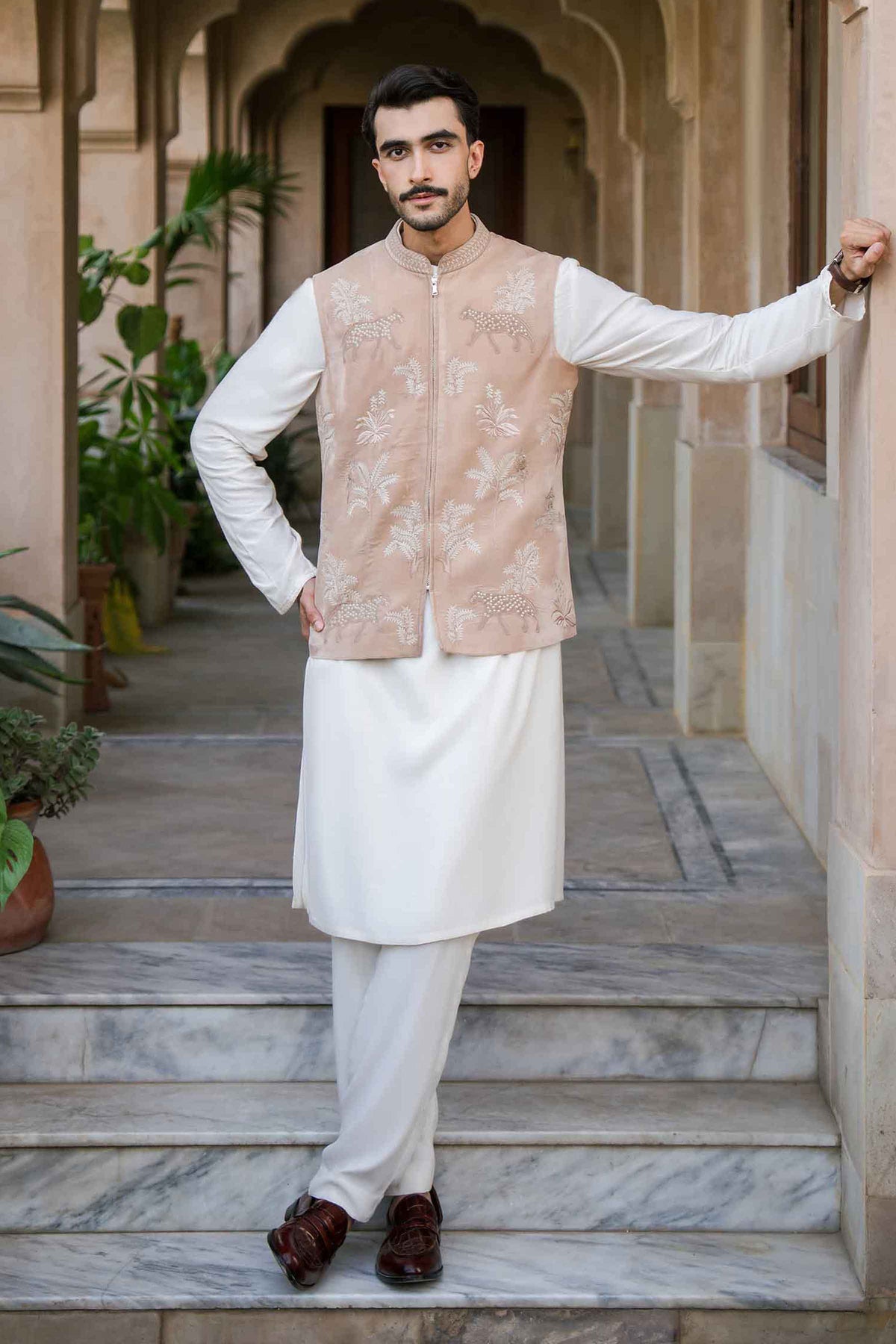 Embroidered Waistcoat - ST1WE-NAQ26WV1-4  for Women - Pret Collection | Nishat | Shop Online