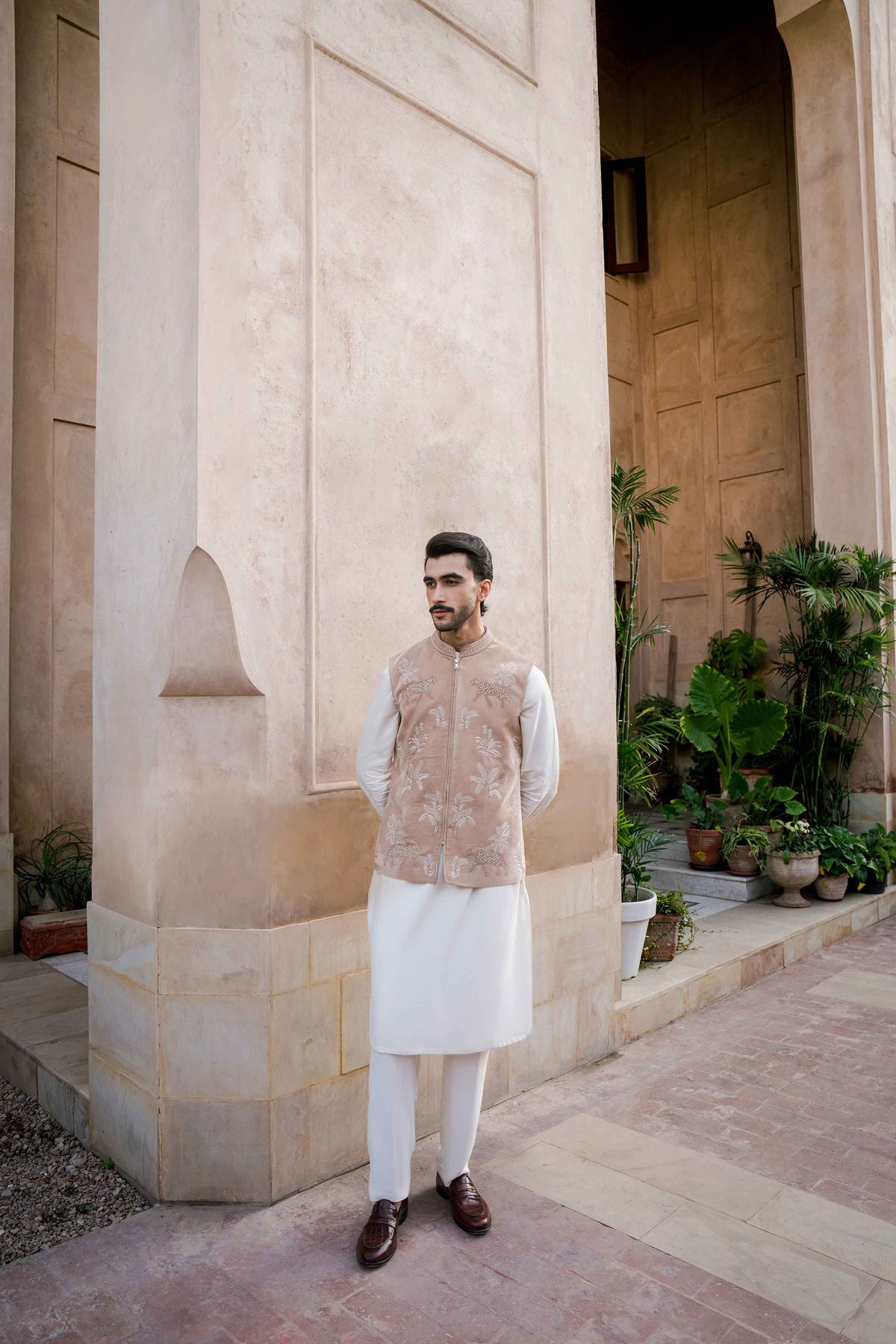 Embroidered Waistcoat - ST1WE-NAQ26WV1-4  for Women - Pret Collection | Nishat | Shop Online