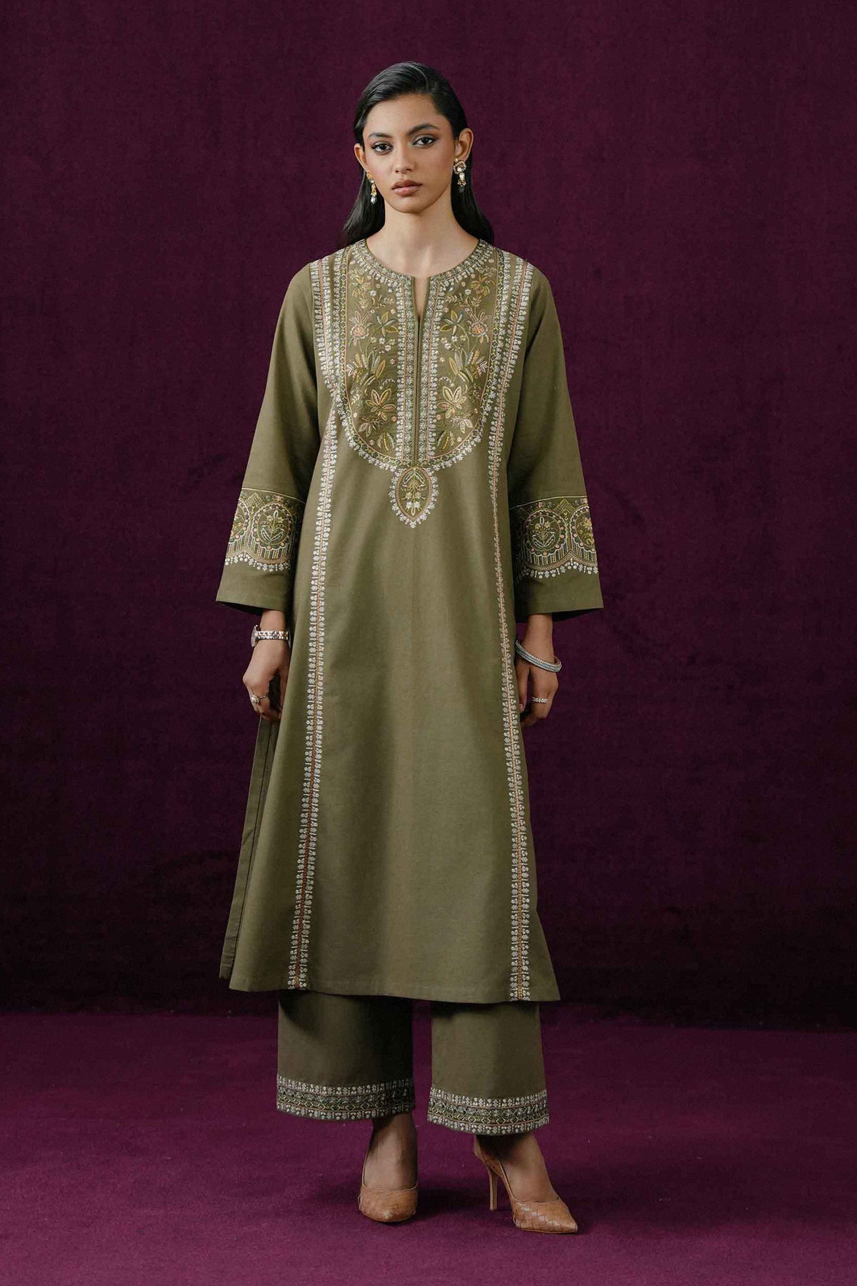 2 PIECE - EMBROIDERED SUIT - ST2PE-BOUT26WV2-22 for Women - Boutique Collection | Nishat | Shop Online 