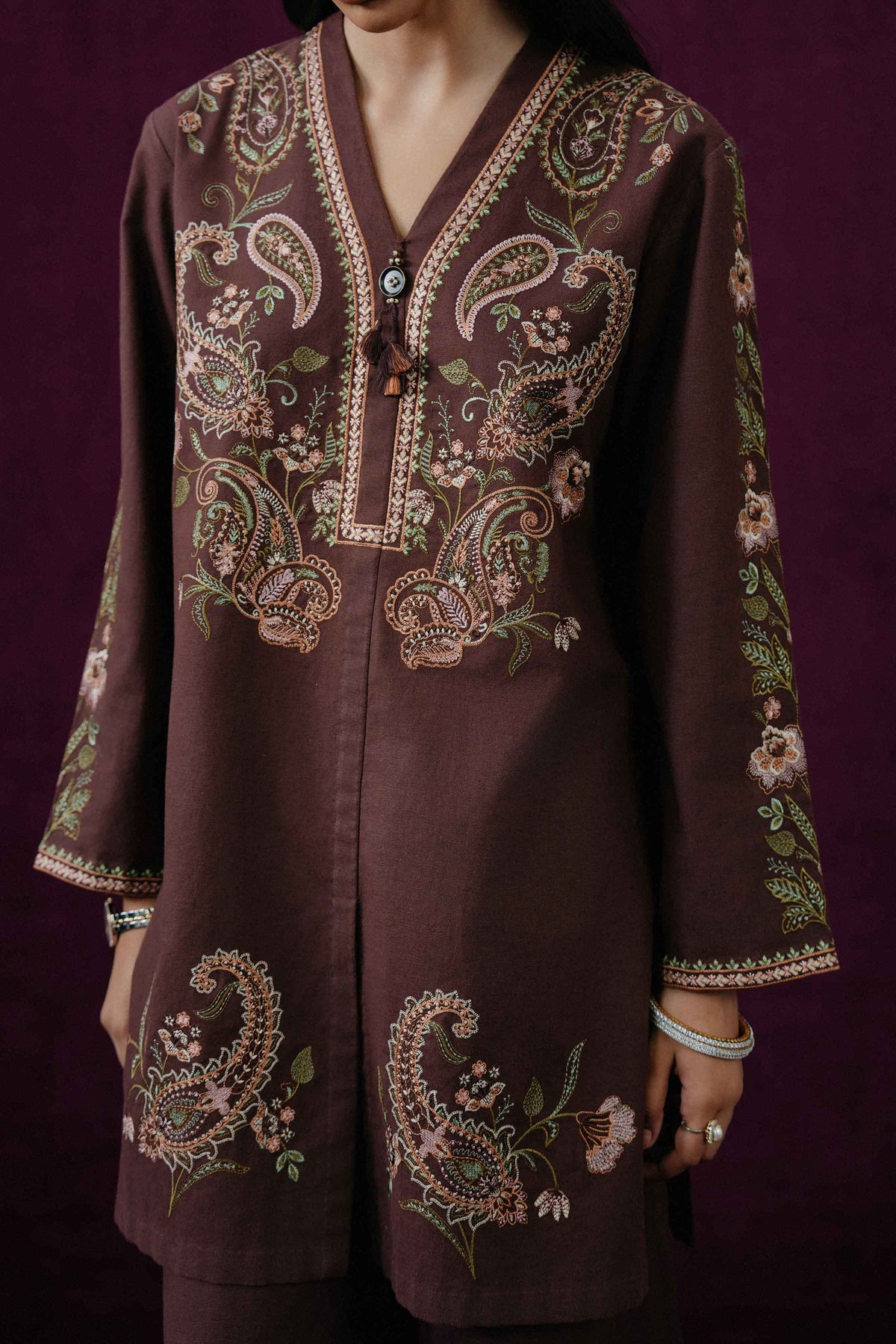 2 PIECE - EMBROIDERED SUIT - ST2PE-BOUT26WV2-23 for Women - Boutique Collection | Nishat | Shop Online 