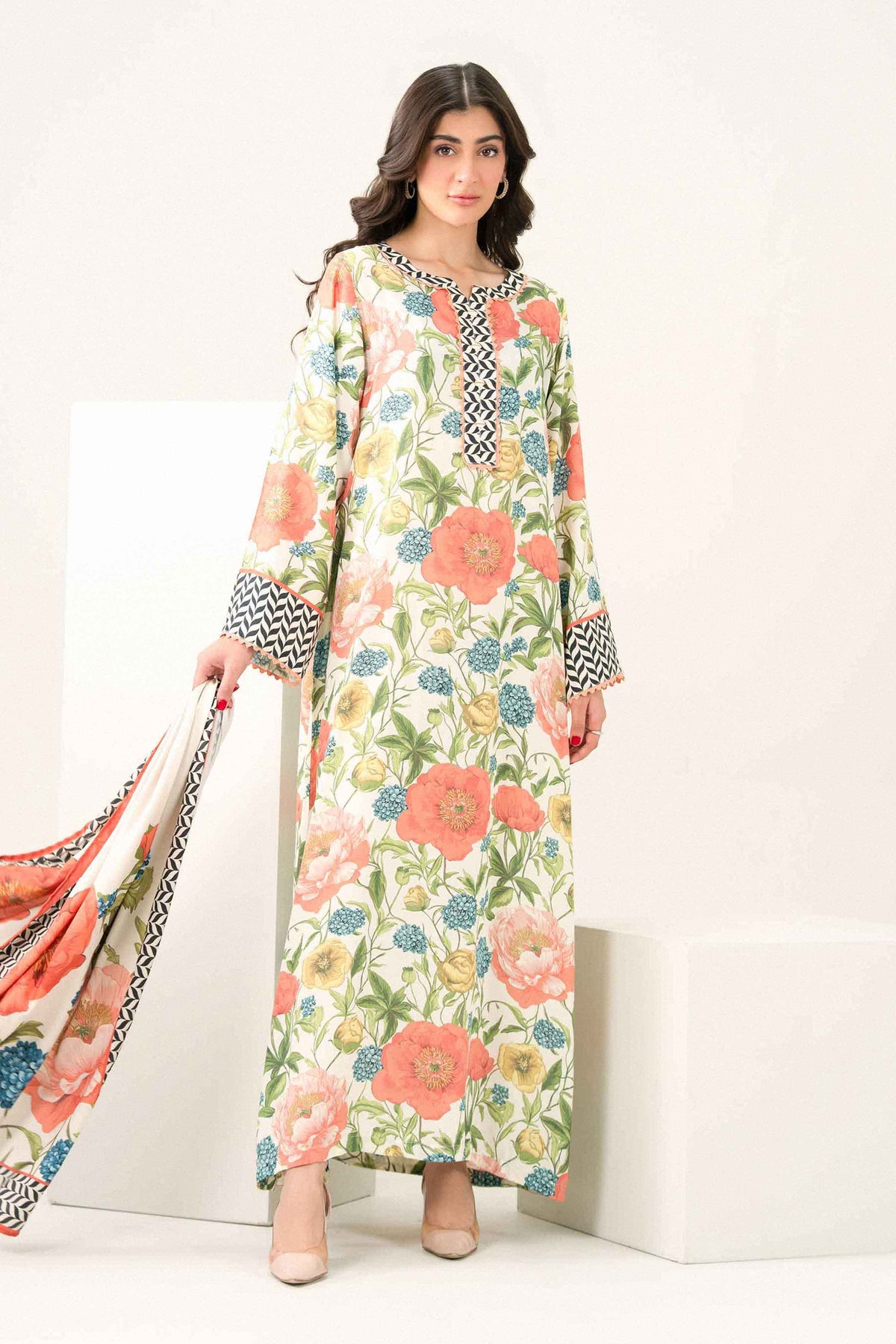 2 Piece - Printed Dress - ST2SD-JALA26WV2-1