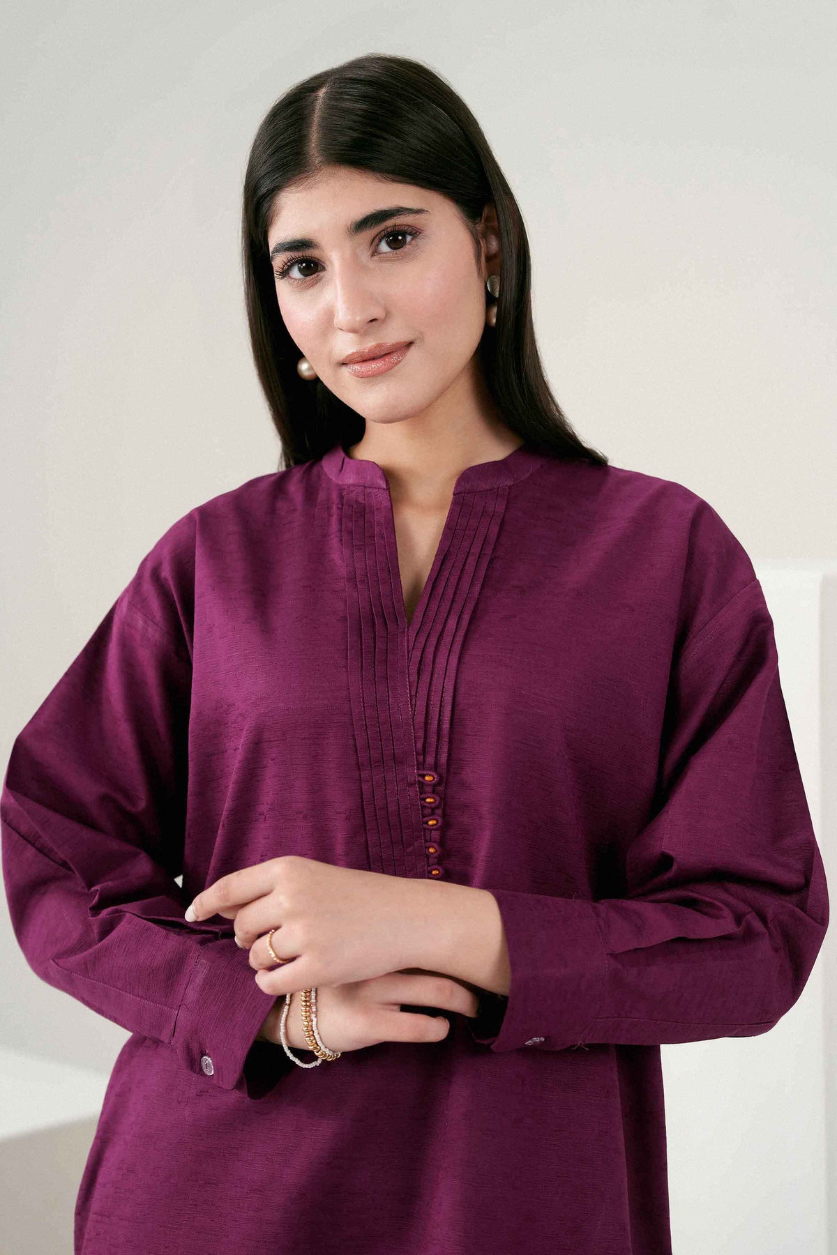 2 Piece - Solid Suit - ST2ST-PRET26WV2-5 for Women - Pret Collection | Nishat | Shop Online
