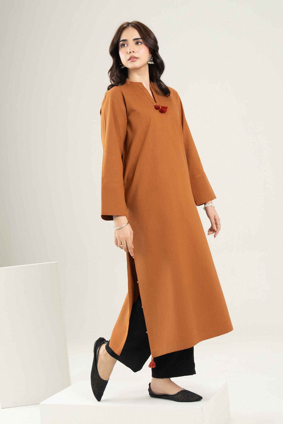 Solid Shirt - ST2ST-PRET26WV3-5 for Women - Pret Collection | Nishat | Shop Online