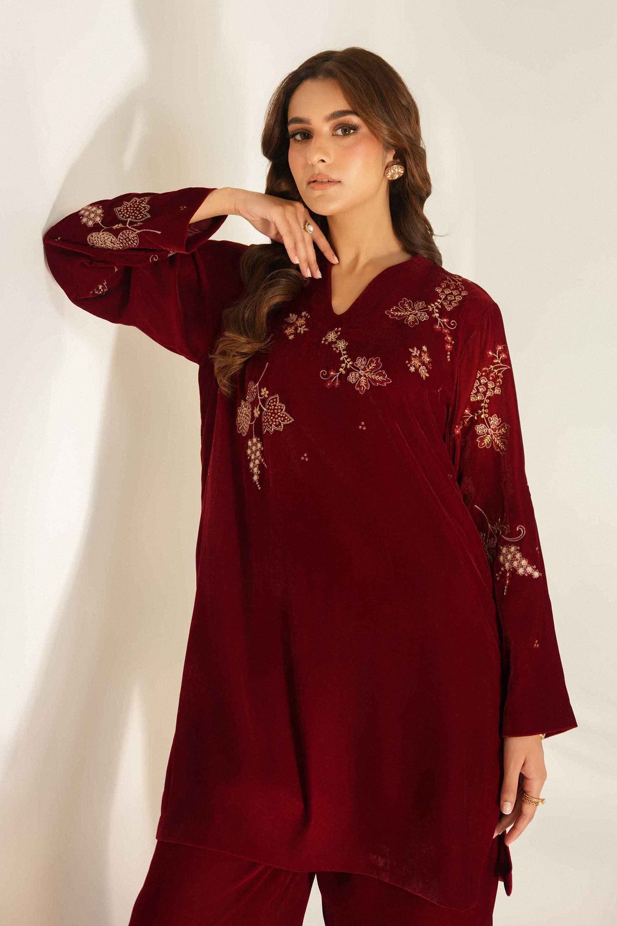 2 Piece - Embroidered Loungewear - ST2STE-LNG26WV2-1  for Women - Pret Collection | Nishat | Shop Online