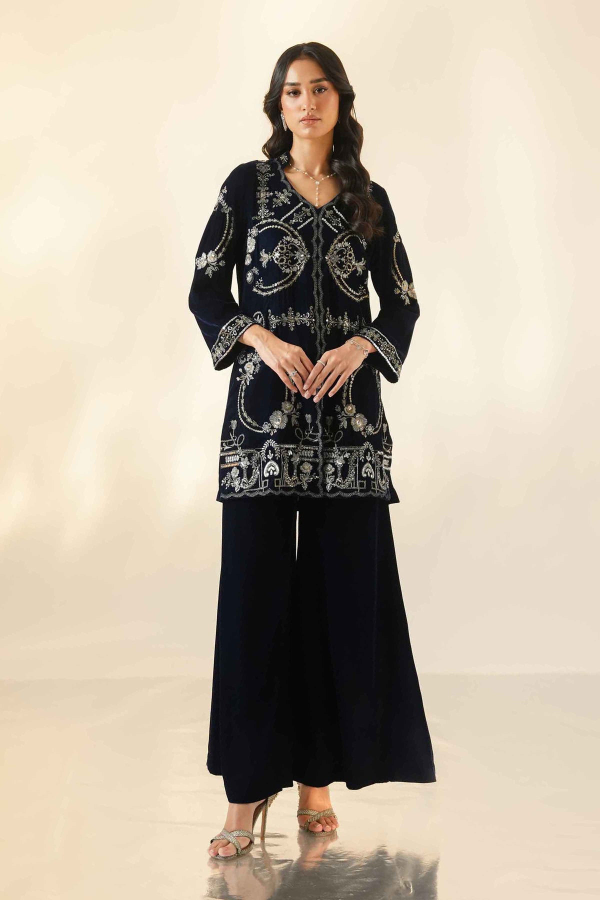 2 Piece - Embroidered Suit - ST2STE-LUXE26WV1-2
