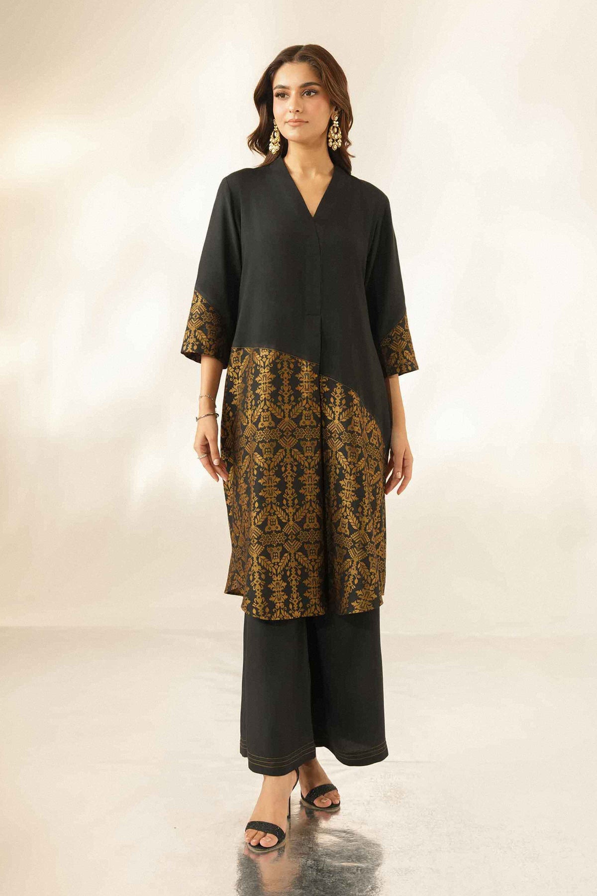 2 Piece - Solid Suit - ST2STE-LUXE26WV1-22  for Women - Pret Collection | Nishat | Shop Online