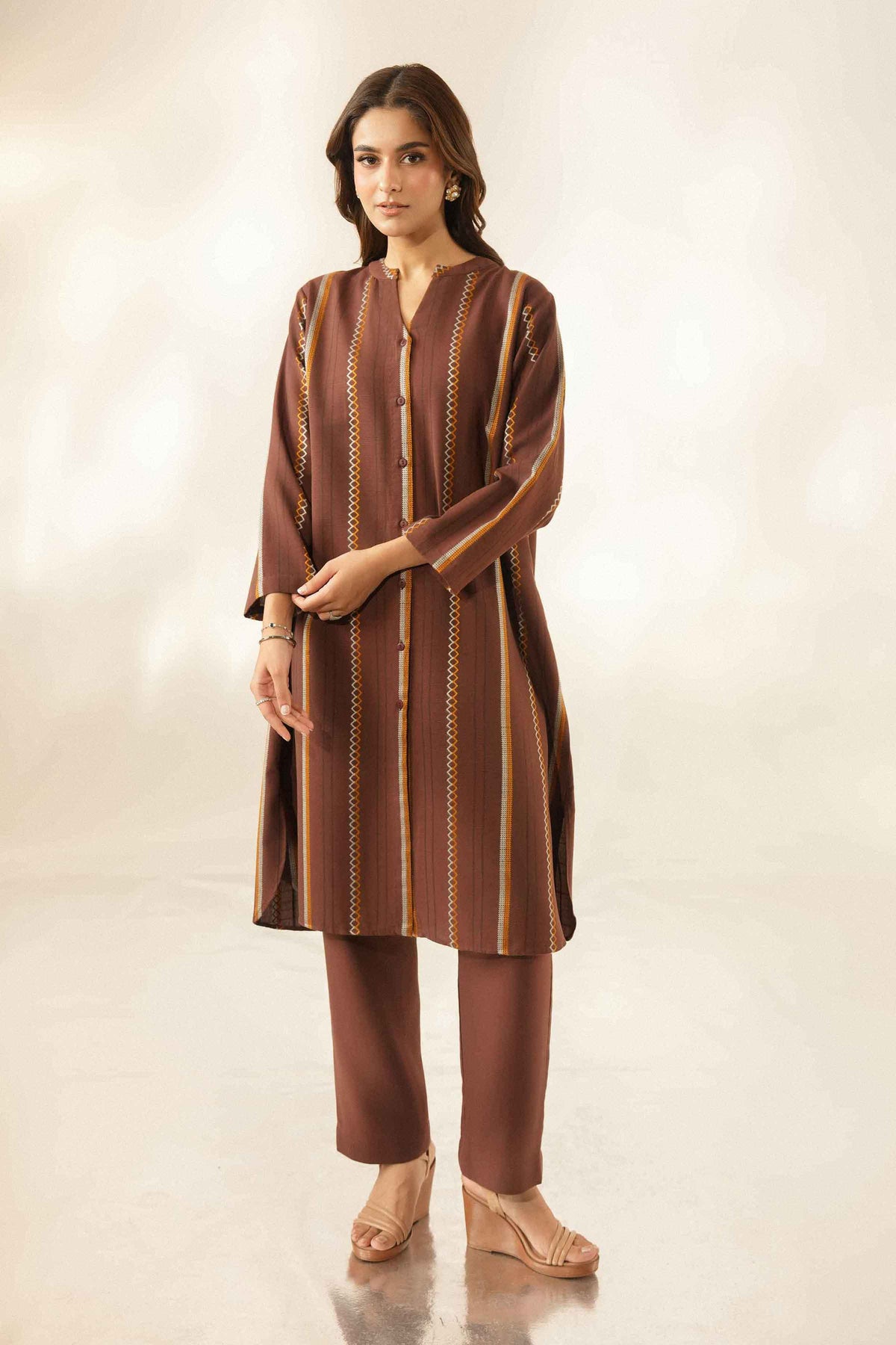 2 Piece - Embroidered Suit - ST2STE-LUXE26WV1-23 for Women - Pret Collection | Nishat | Shop Online 