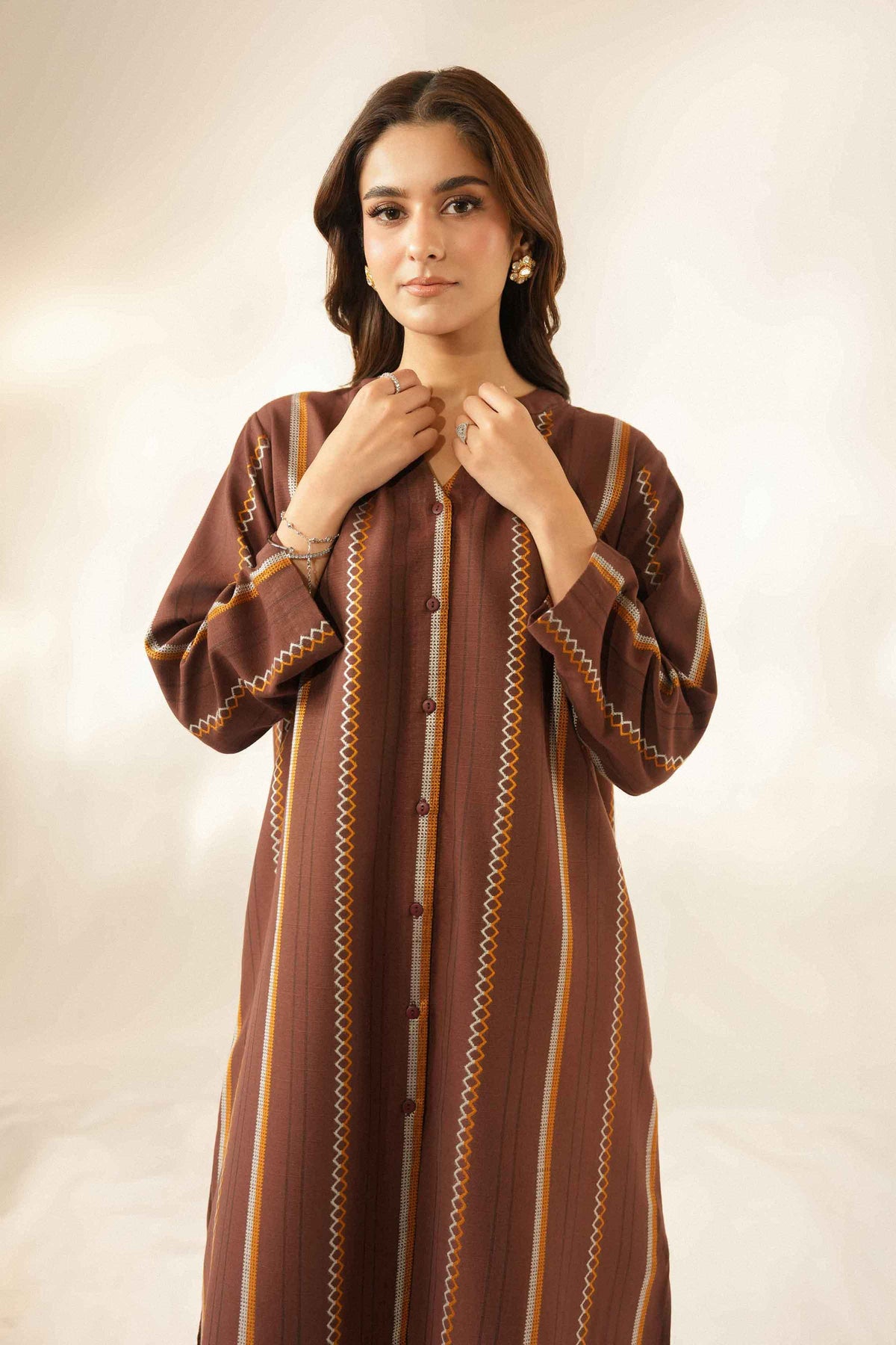 2 Piece - Embroidered Suit - ST2STE-LUXE26WV1-23 for Women - Pret Collection | Nishat | Shop Online 