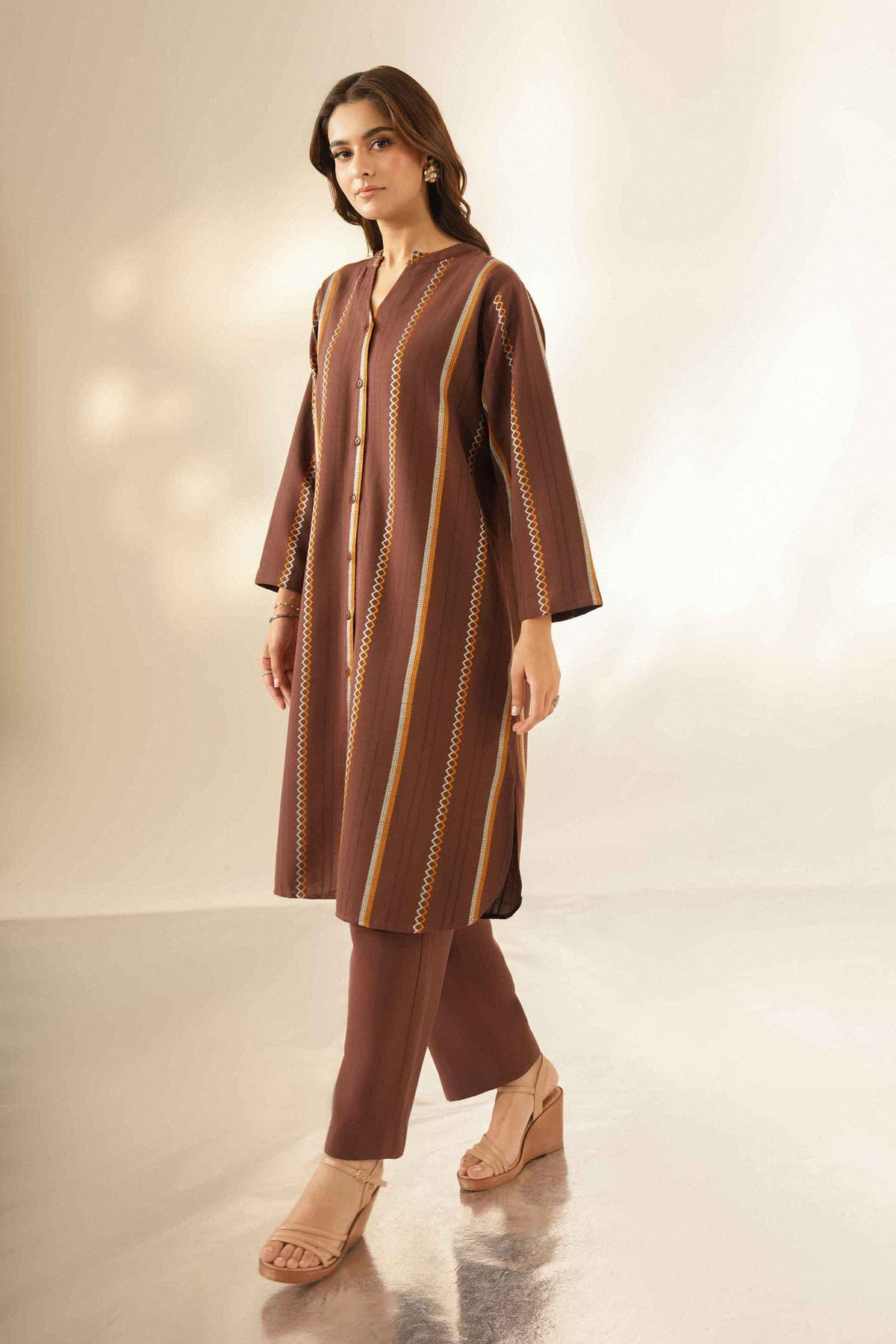 2 Piece - Embroidered Suit - ST2STE-LUXE26WV1-23 for Women - Pret Collection | Nishat | Shop Online 