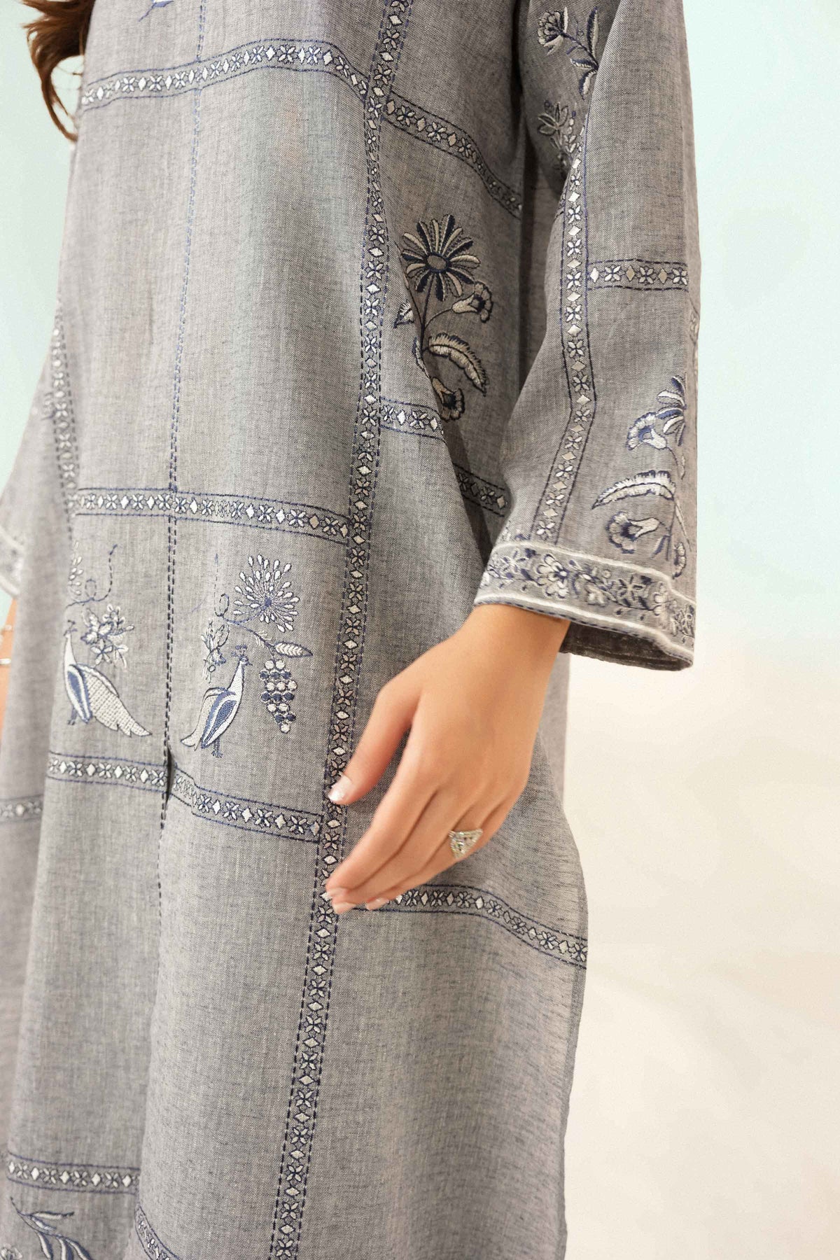 2 Piece -  Embroidered Suit - ST2STE-LUXE26WV1-26  for Women - Pret Collection | Nishat | Shop Online