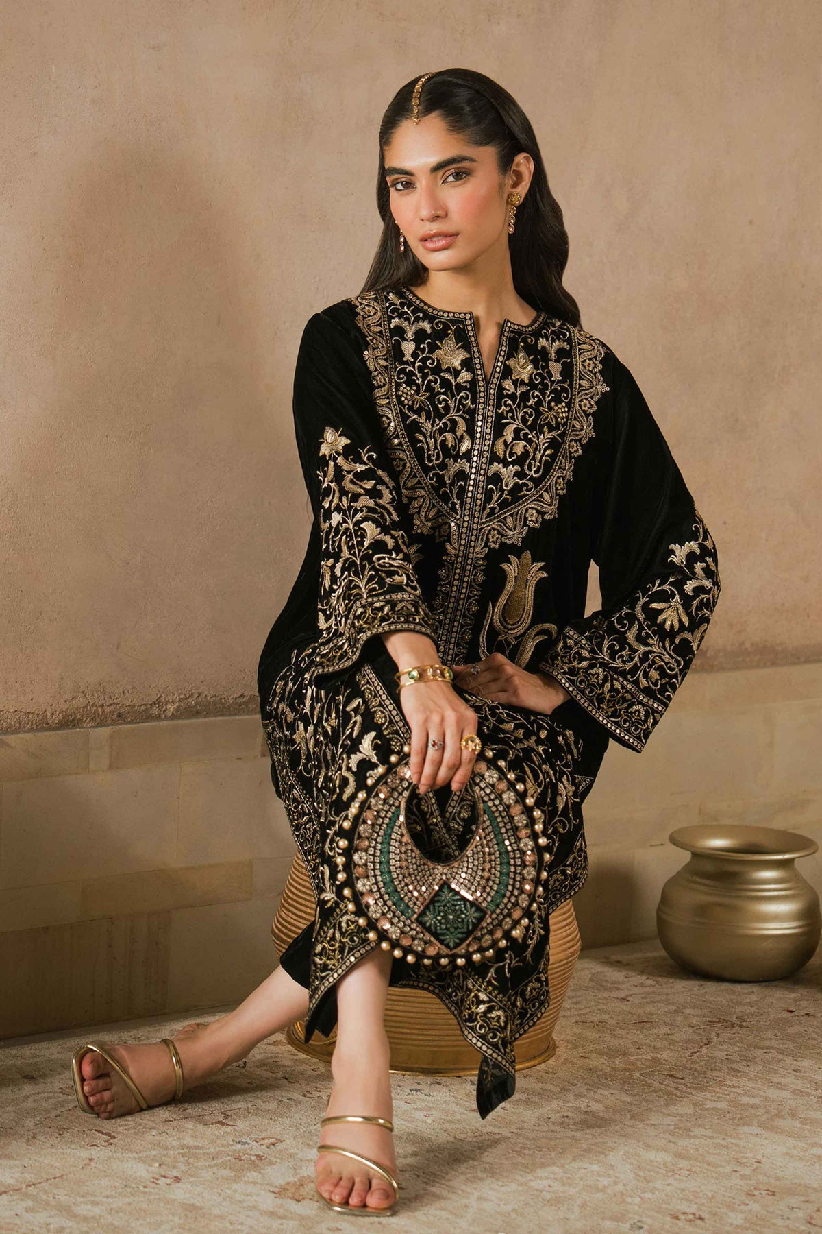 2 Piece - Embroidered Suit - ST2STE-LUXE26WV1-3