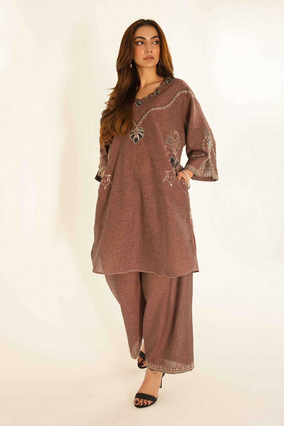 2 PIECE - EMBROIDERED SUIT - ST2STE-LUXE26WV1-30