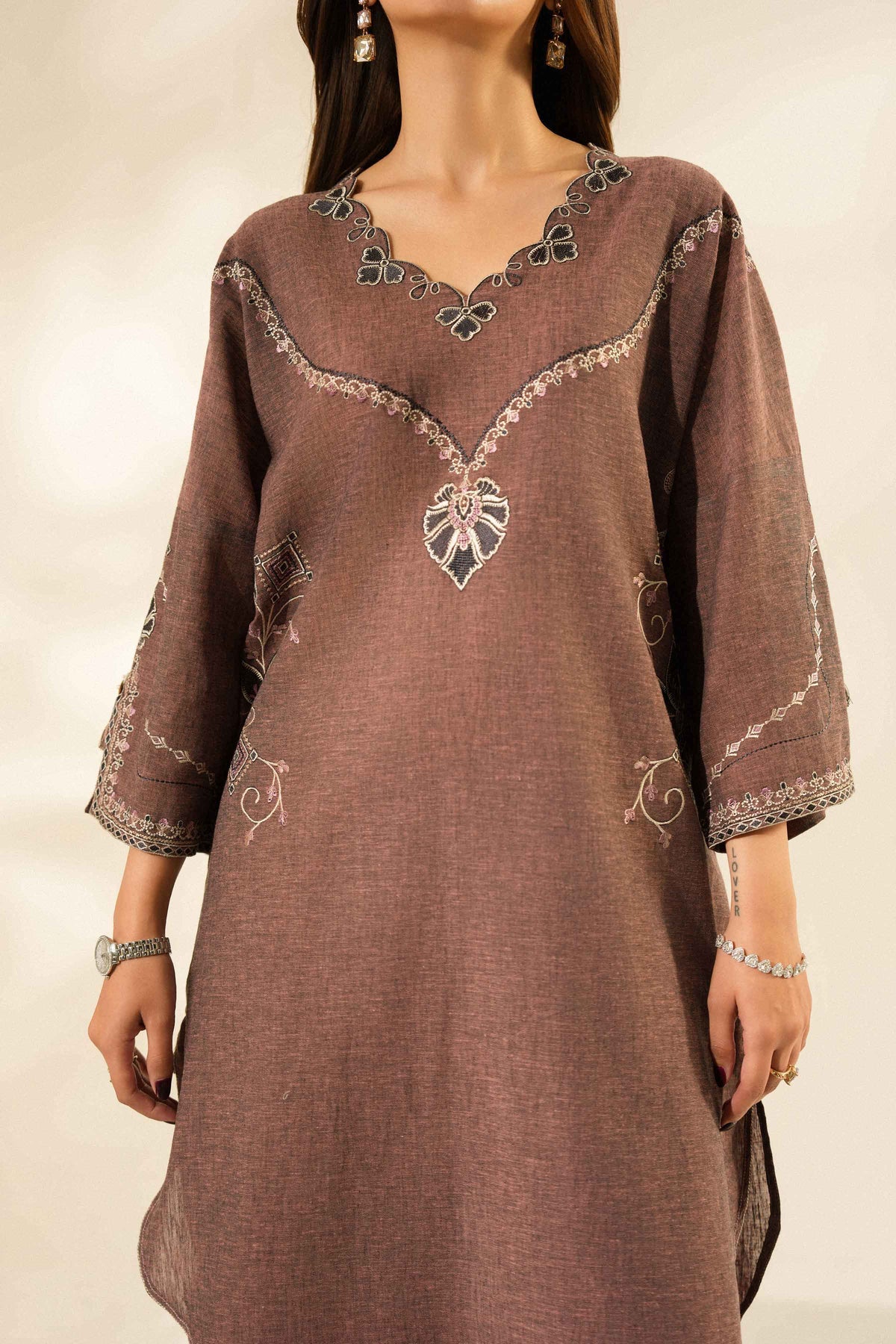 2 PIECE - EMBROIDERED SUIT - ST2STE-LUXE26WV1-30