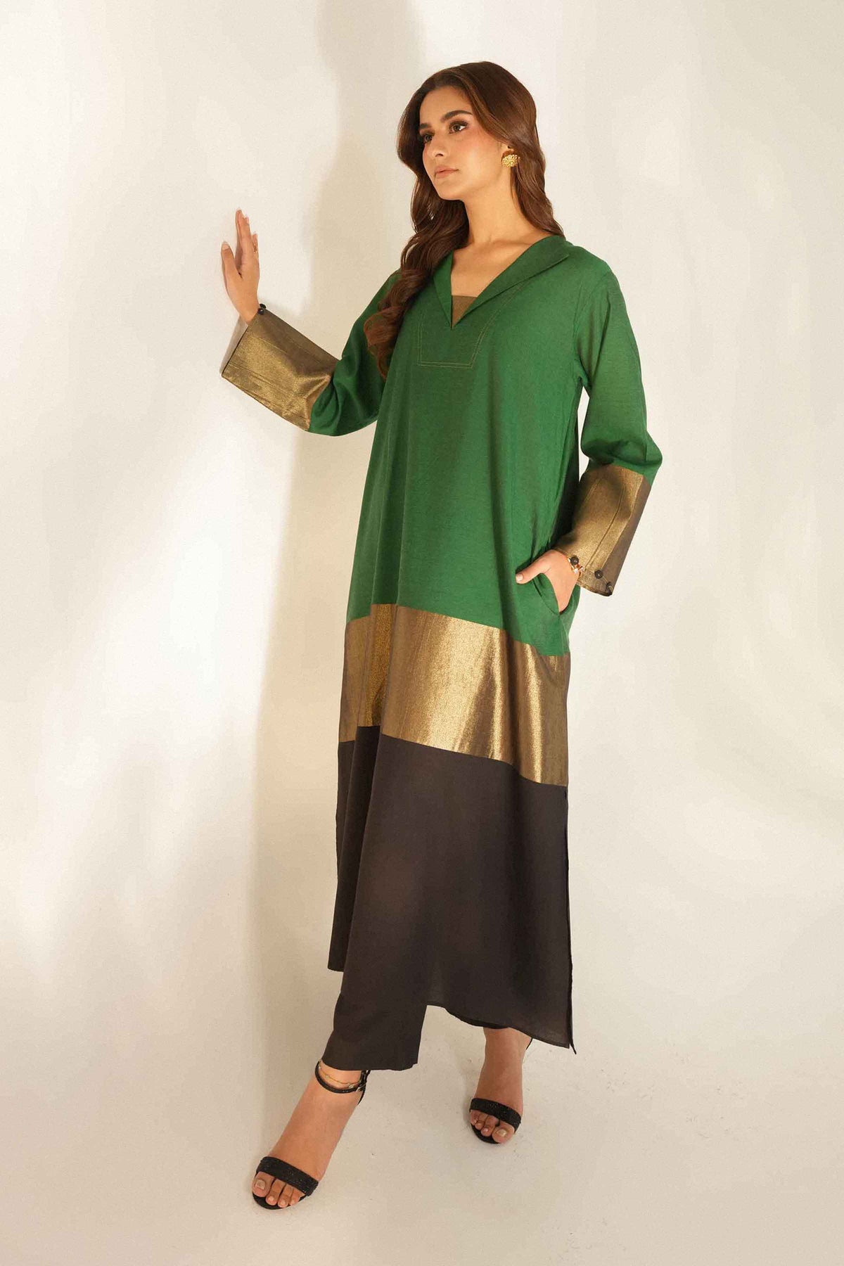 2 Piece - Printed Suit - ST2STE-LUXE26WV1-32  for Women - Pret Collection | Nishat | Shop Online